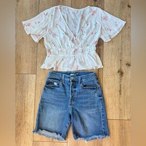 High Waisted Bermudas